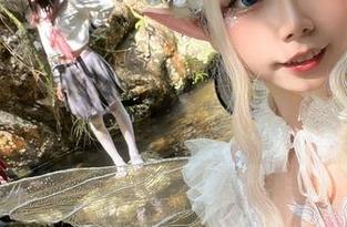 假装高冷的无颜小天使wy，林中精灵写真反转时，我的内心是…暴风哭泣！