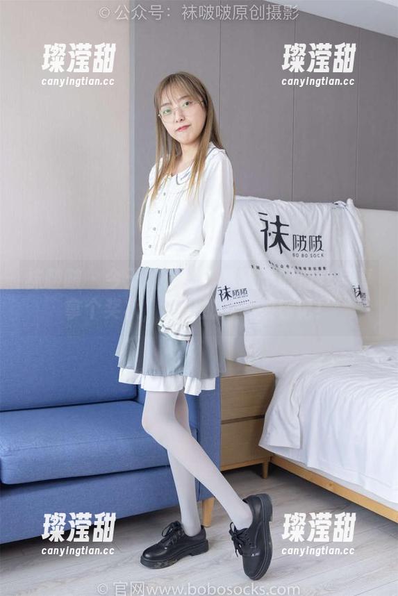袜啵啵 - 今天的任务：帮稚予的白丝写真拿个奖状，脚尖加固必须标记！