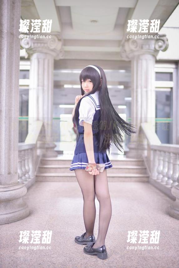 小心！雪琪SAMA的透明JKcos可能会让你沉迷于这张照片，注意安全哦。